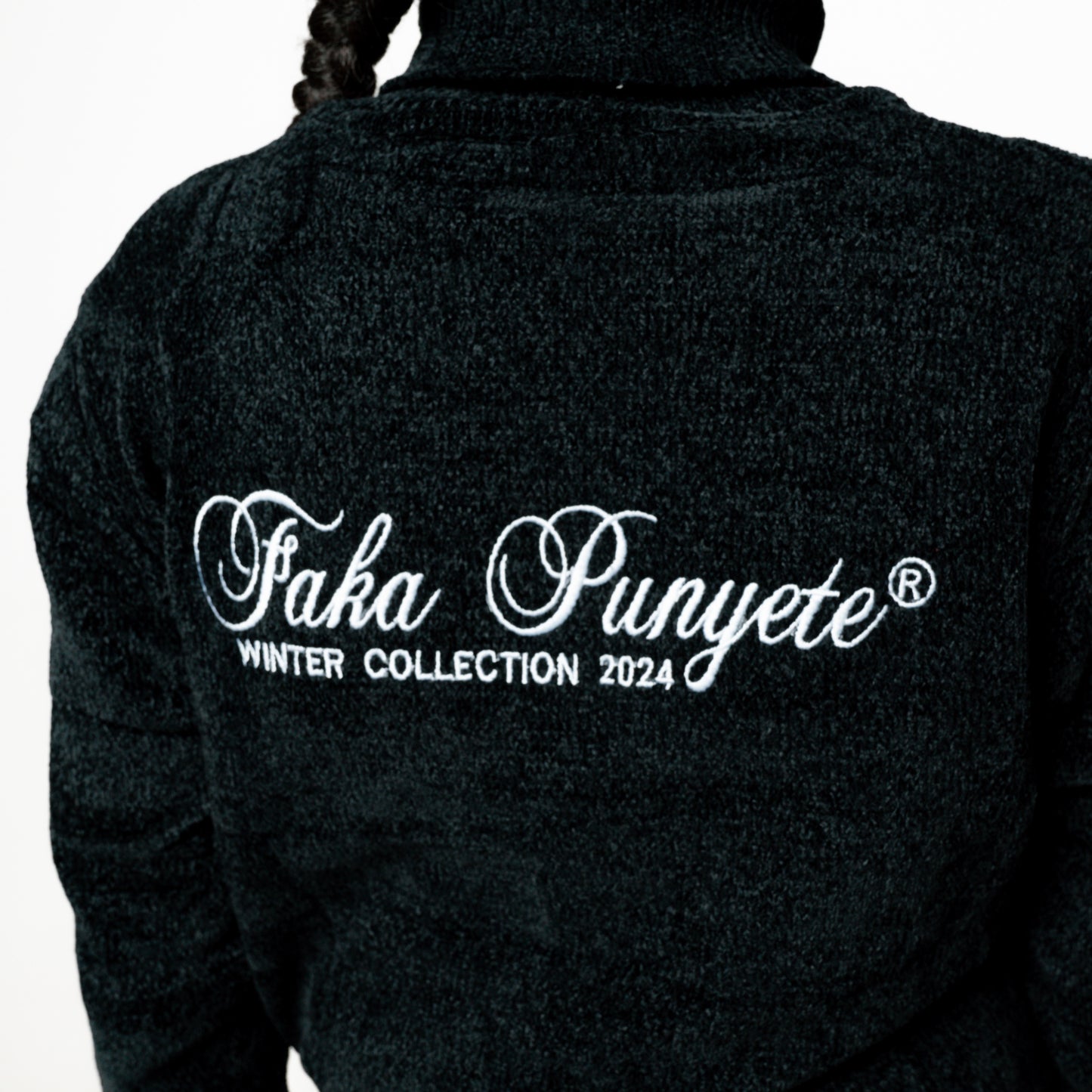 Punyete W/24 Knitted Polo Neck Sweater