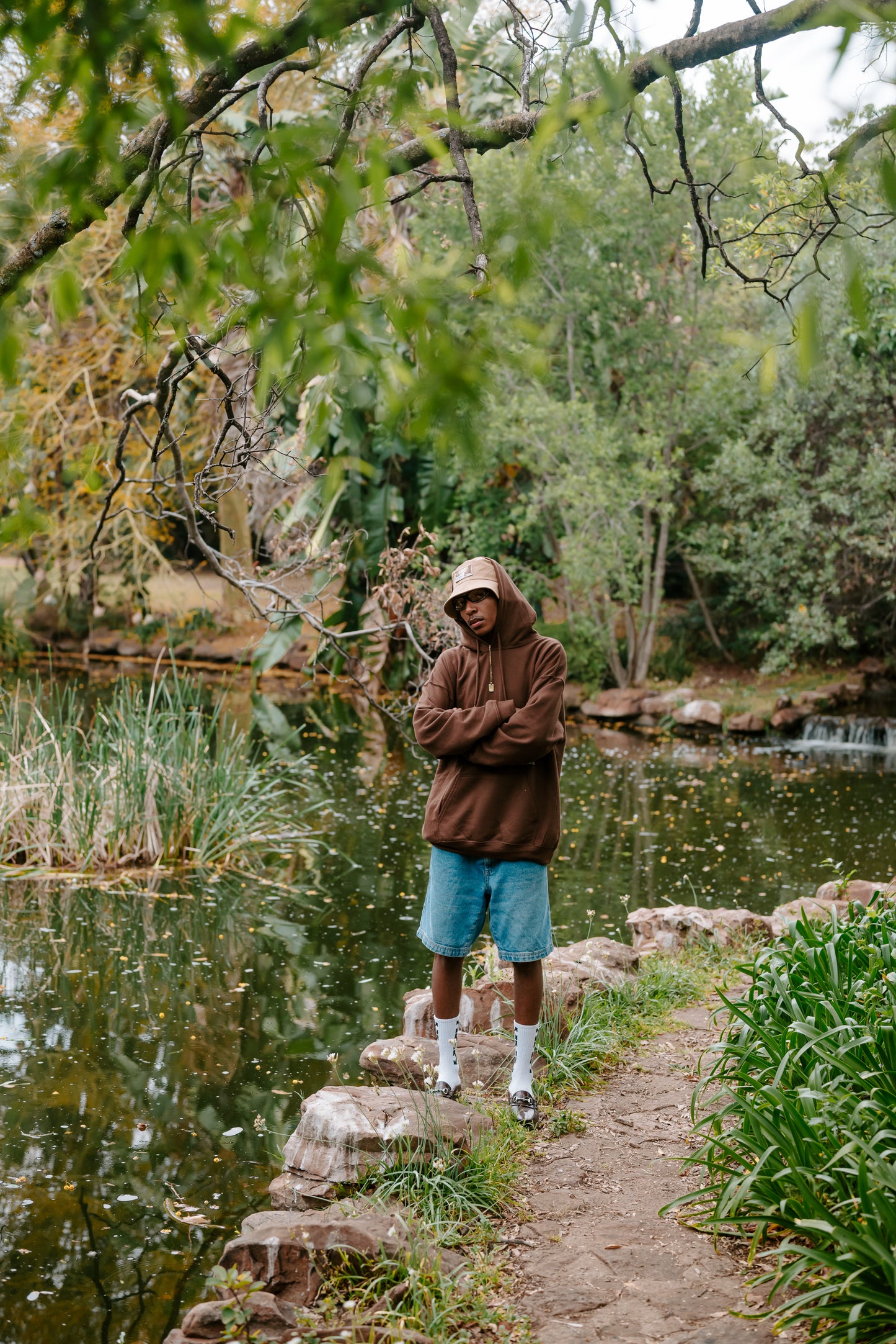 National Park Brown Hoodie