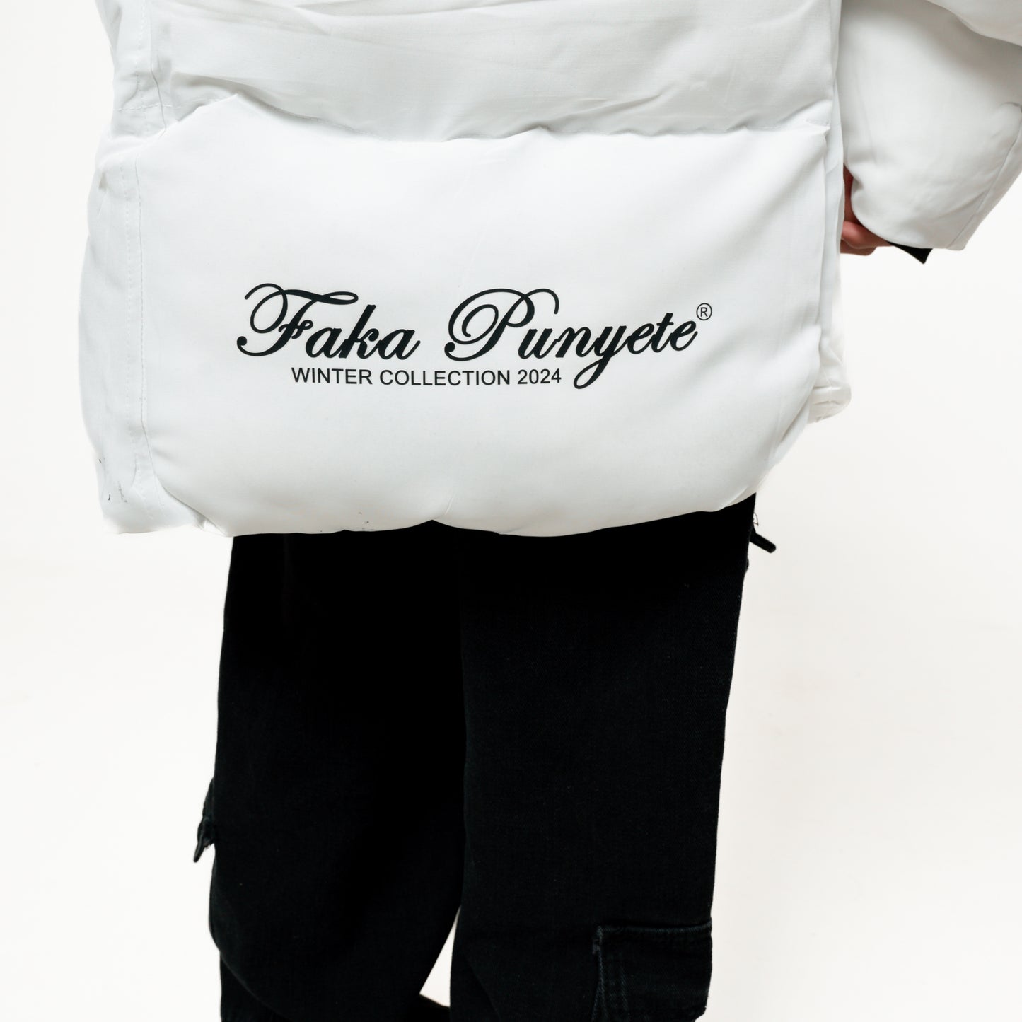 Punyete White Puffer Jacket