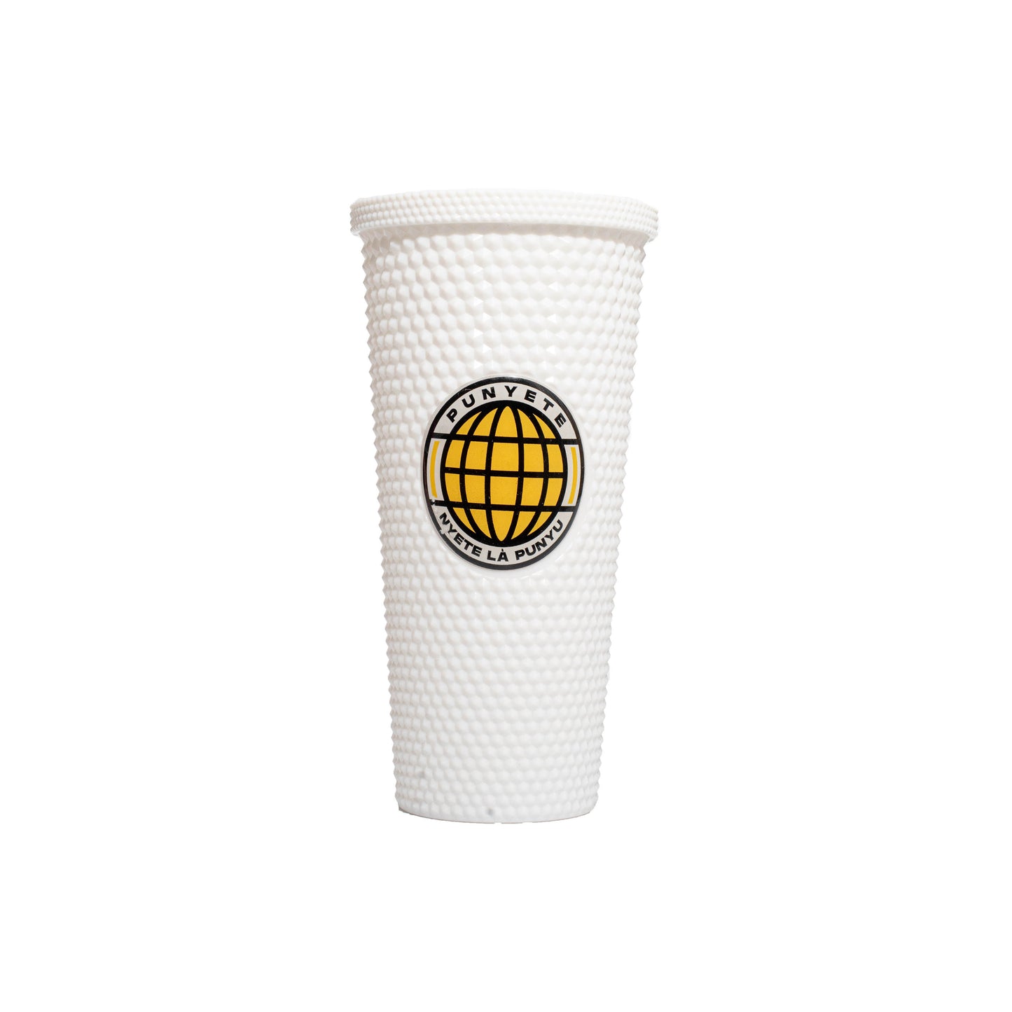 Plastic Durian Cup with Straw