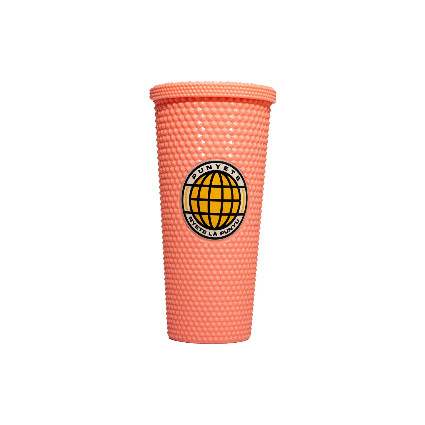 Plastic Durian Cup with Straw