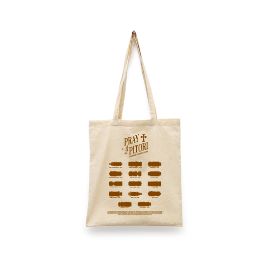 Pray 4 Pitori Tote Bag
